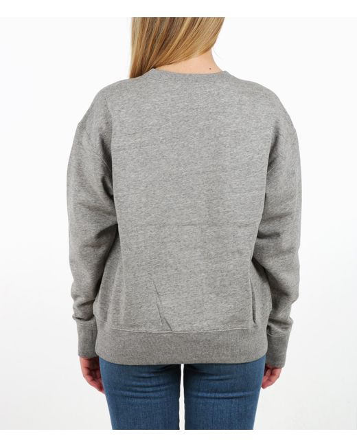 Polo Ralph Lauren Gray Logo Embroidered Sweatshirt