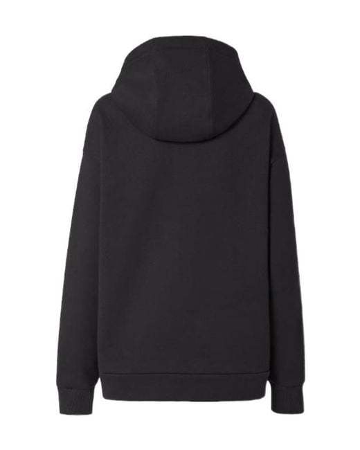 Fendi Black Roma Logo Printed Hoodie