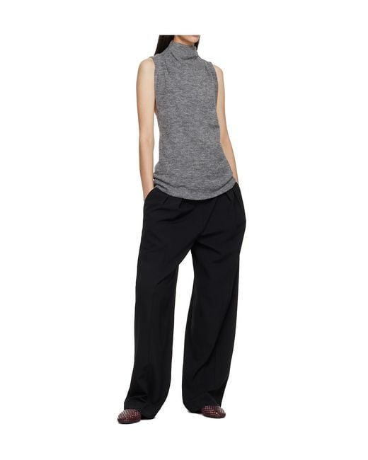 Proenza Schouler Brown Tee Openwork Ballet Flats