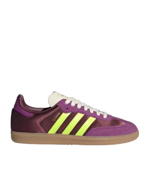 Adidas Originals Purple Samba Og Shoes for men
