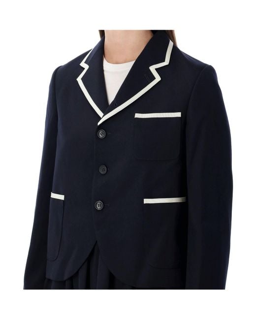 Comme des Garçons Black Comme Des Garçons Girl Single-Breasted Tailored Blazer