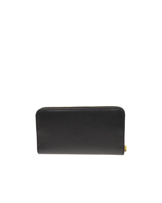 Prada Black Logo Patch Wallet