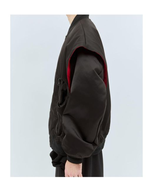 Walter Van Beirendonck Black Long-Sleeved Casual Jacket for men