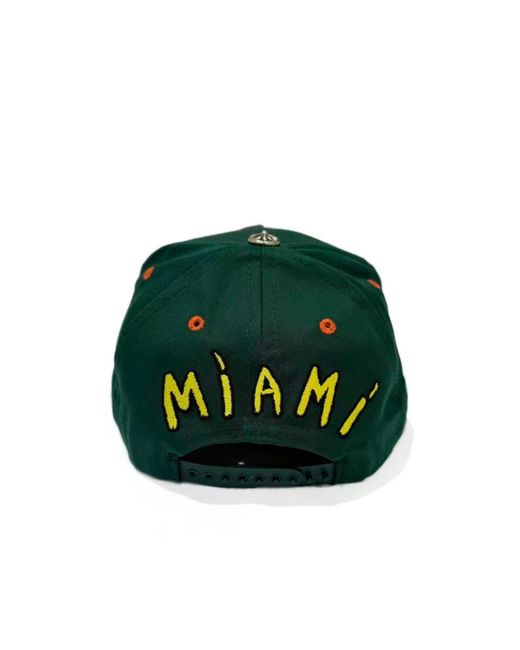 Chrome Hearts Green Logo Baseball Cap for men