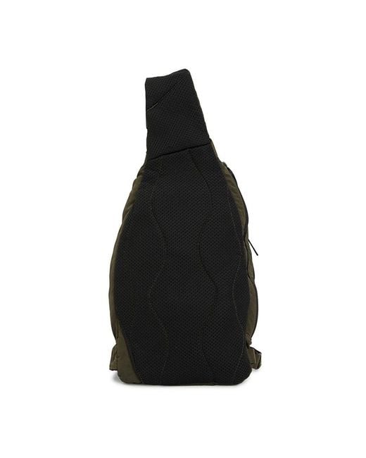 C P Company Green Bungee Cord Backpack for men
