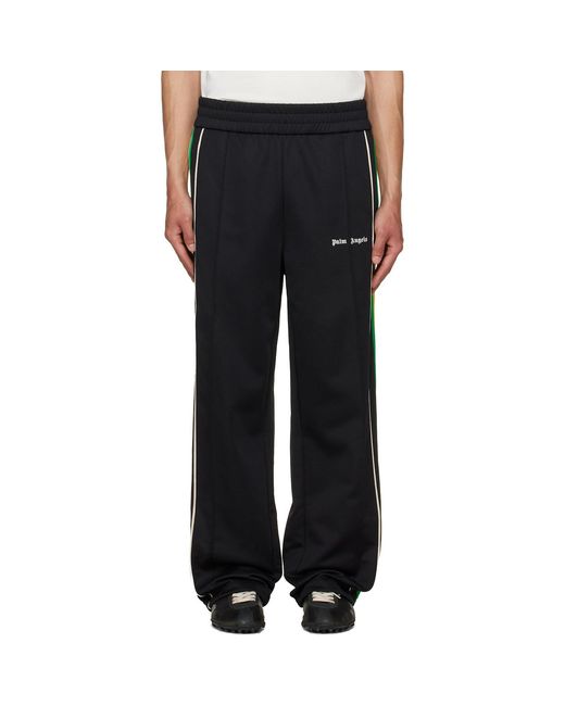 Palm Angels Black Classic Logo Track Pants for men