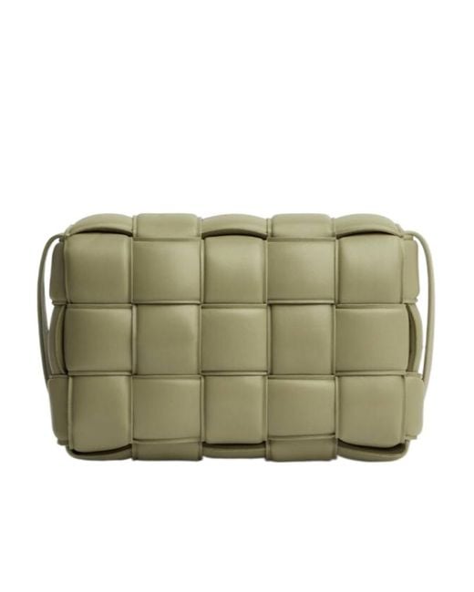 Bottega Veneta Green Padded Cassette Shoulder Bag
