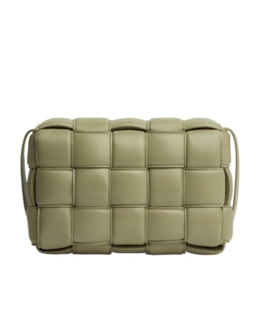 Bottega Veneta Green Padded Cassette Shoulder Bag
