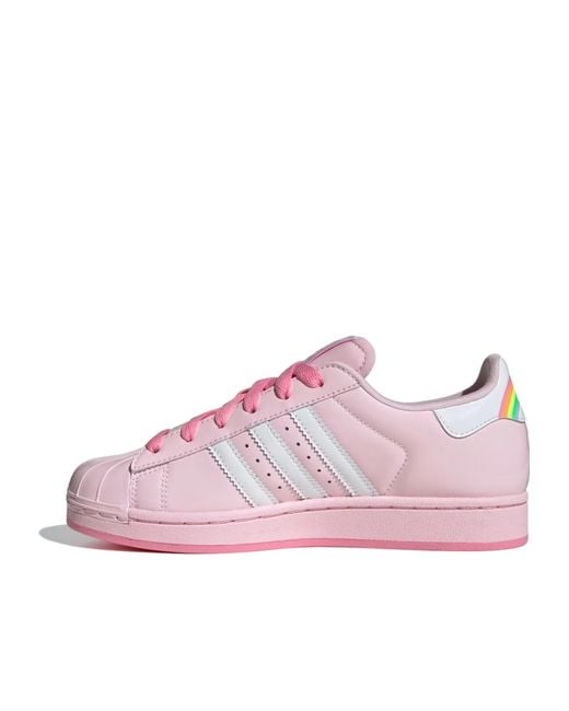 Adidas Originals Pink X Care Bears Superstar Ii Lace-Up Sneakers