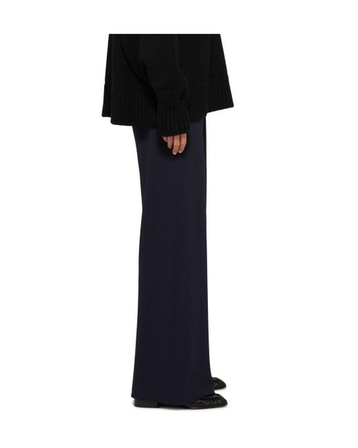 The Row Blue Elastic Waist Casual Pants