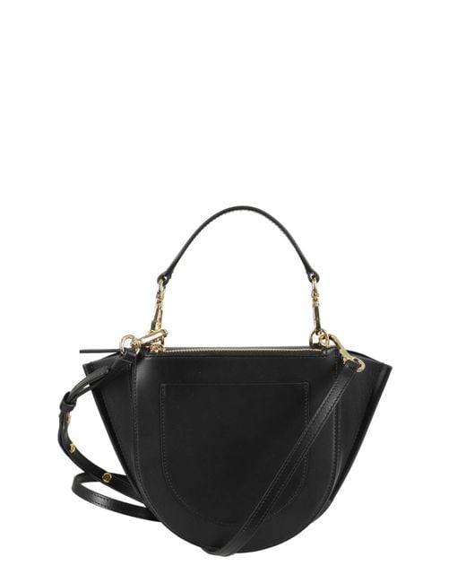 Wandler Black Hortensia Mini Shoulder Bag