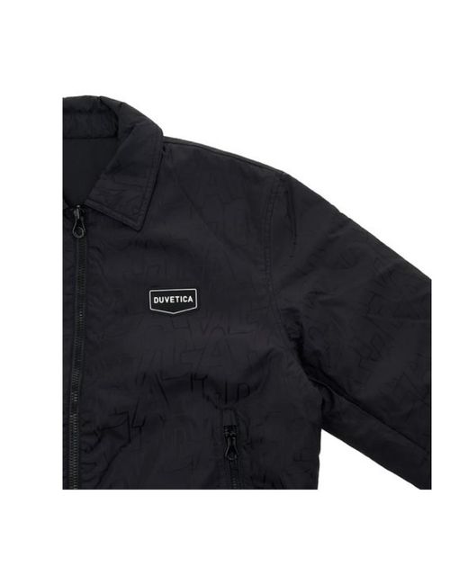 Duvetica Blue Zippered Casual Jacket for men