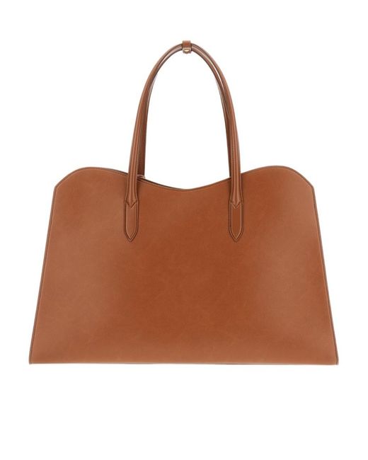 Stella McCartney Brown Ryder Embossed Weekender Bag