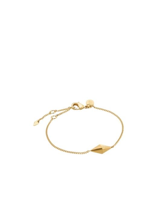 Jimmy Choo Metallic Diamond Fine Chain Bracelet
