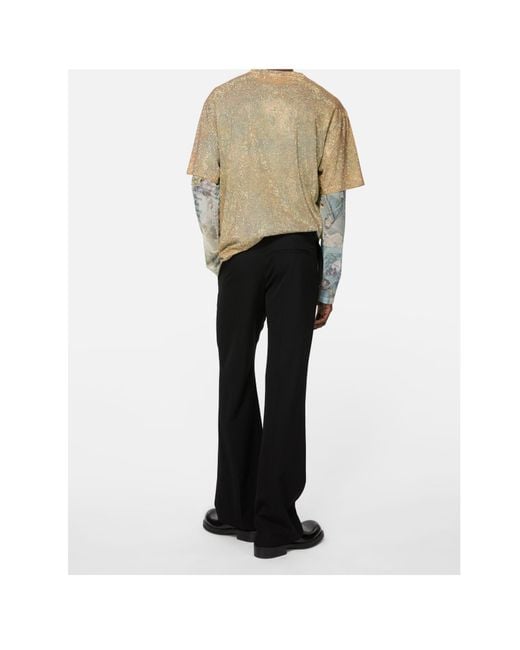 Acne Black Zip-Fly Trousers for men