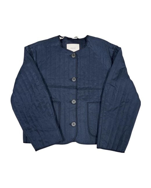 SELECTED Blue Long-Sleeved Single-Breasted Jacket