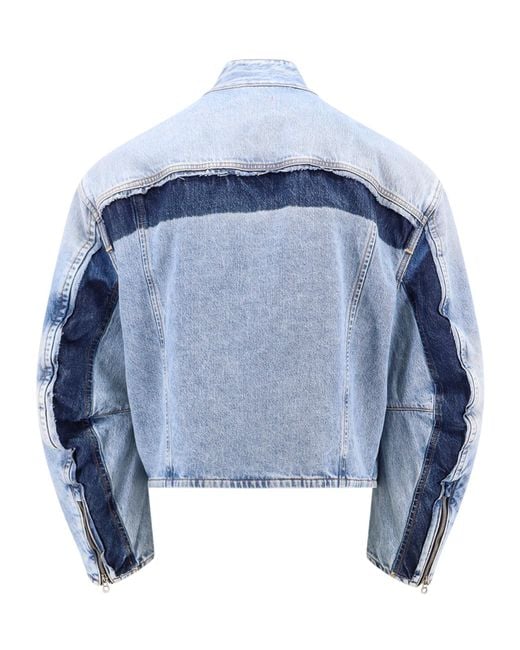 DIESEL Blue D-Marge-S1 Denim Jacket for men