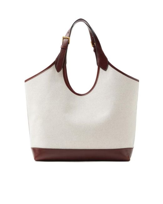 Versace White Rivière Large Tote Bag