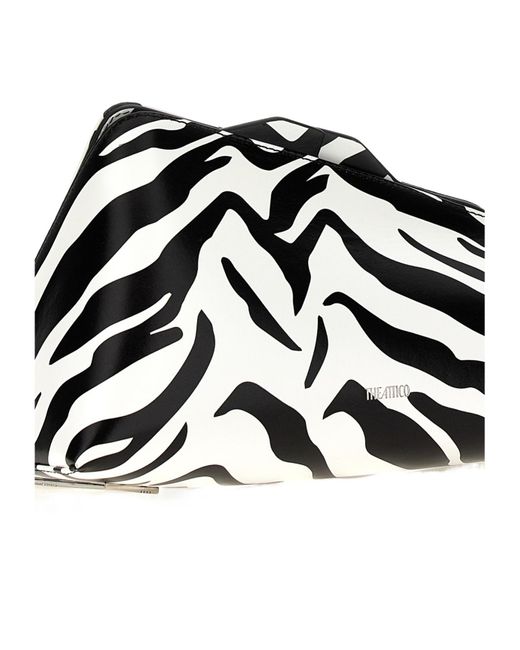 The Attico Black 8.30 Pm Clutch Bag