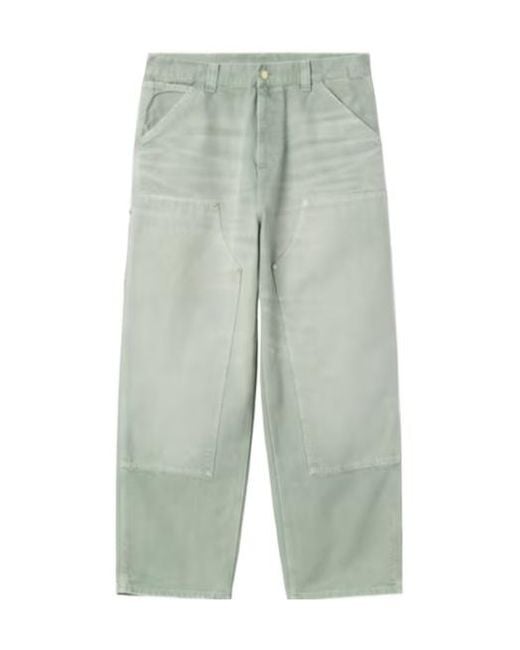 Carhartt Green Og Double Knee Panelled Trousers for men