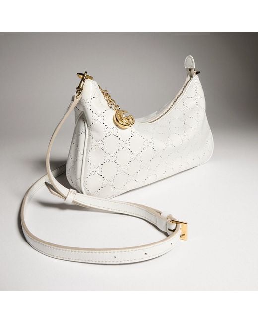 Gucci Natural Lady Lunetta Small Shoulder Bag With Chain
