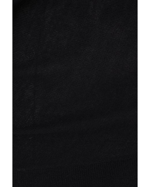 Co. Blue Asymmetrical-Hem Sweater