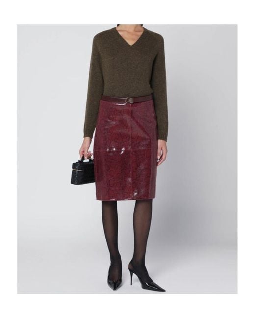 Roberto Collina Multicolor V-Neck Long-Sleeved Sweater