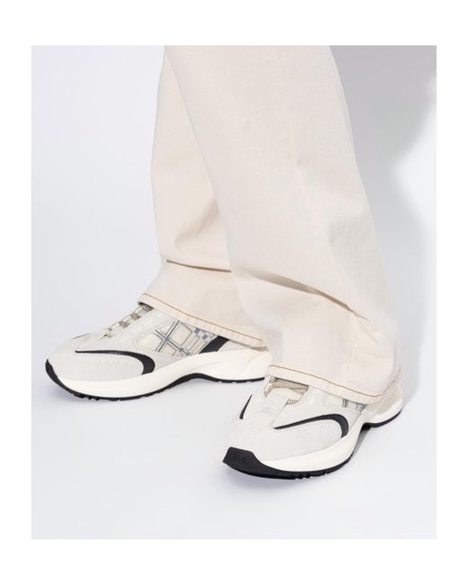 Burberry White Eclipse Runner Sneakers