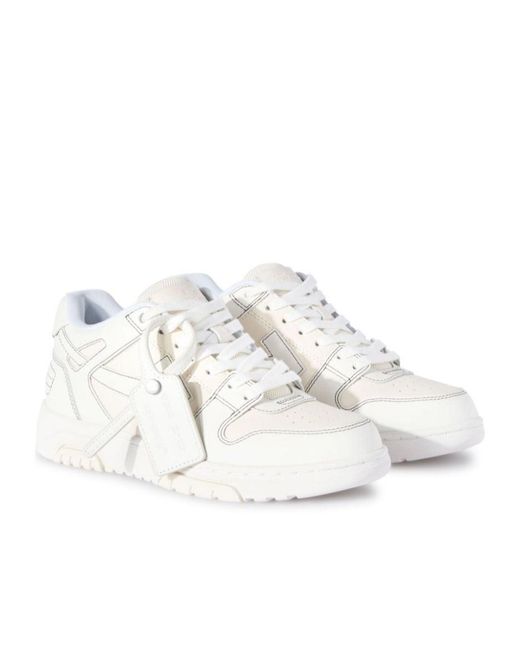 Off-White c/o Virgil Abloh White Out Of Office Low-Top Sneakers