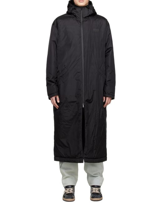 Golden Goose Deluxe Brand Black Star Printed Hooded Jacket for men