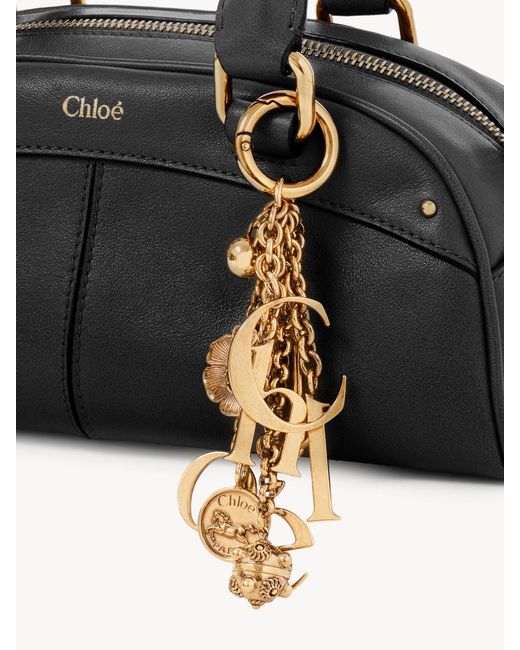 Chloé Black Chloé Small Bowling Top Handle Bag