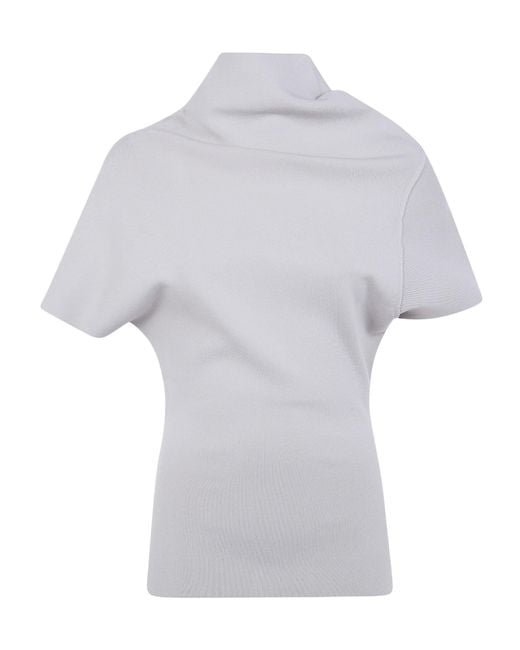 Rick Owens White Collar Top