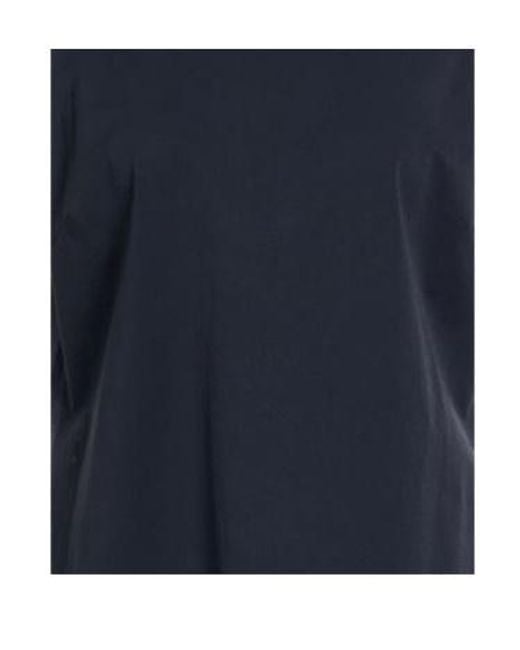 Max Mara Blue Stylish And Elegant Solid-Color Sleeveless Stretch T-Shirt