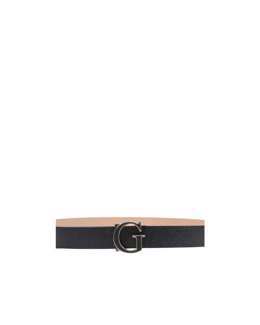 Guess White Adjustable Belt