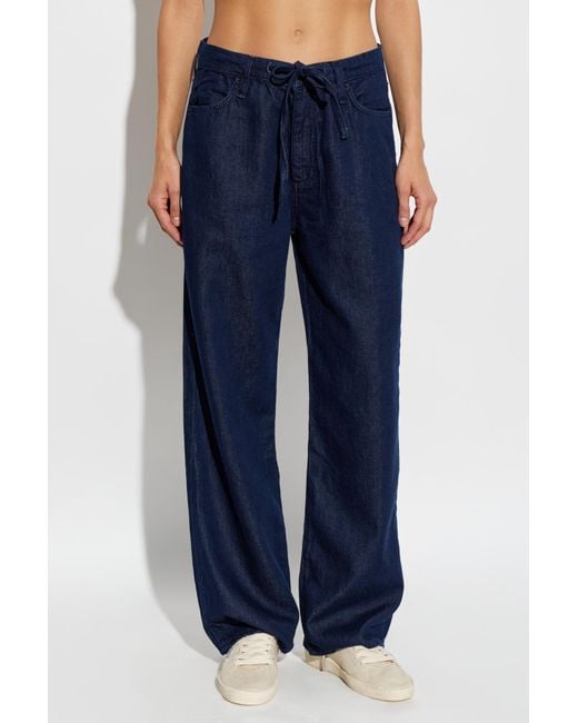 Rag & Bone Blue Belt Loop Jeans