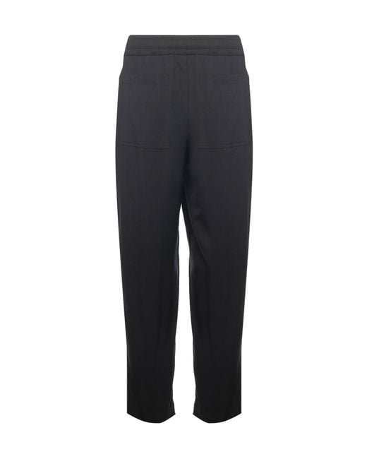 Giuliano Galiano Black Niklas Tapered Pants for men