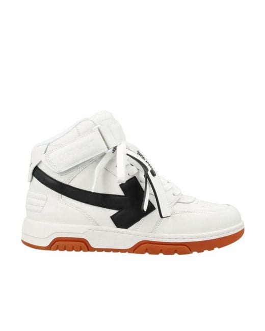 Off-White c/o Virgil Abloh White Out Of Office Mid-Top Sneakers for men