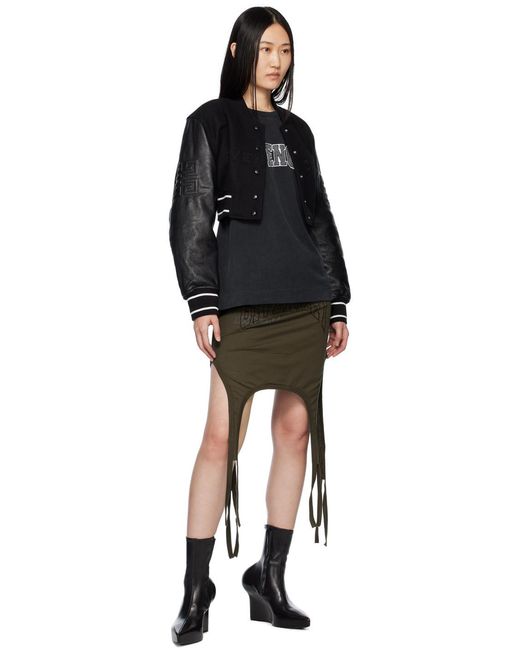 Givenchy Black 4G Cropped Bomber Jacket