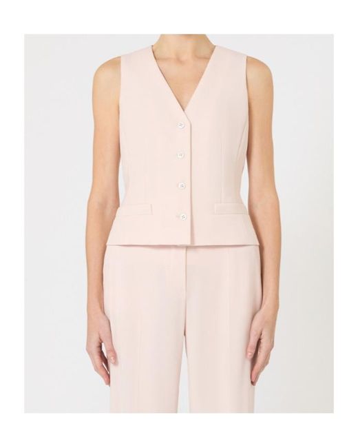 Max Mara Pink Mstmadia Waistcoat