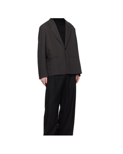 Studio Nicholson Black Seth Blazer for men