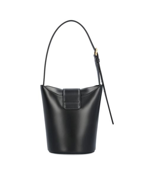 Ferragamo Black Ferragamo Trifolio Logo Plaque Tote Bag