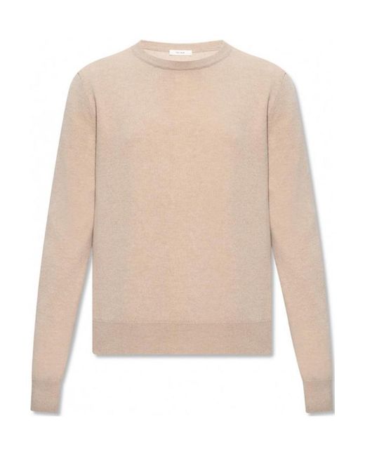 The Row White Benji Long-Sleeved Pullover for men
