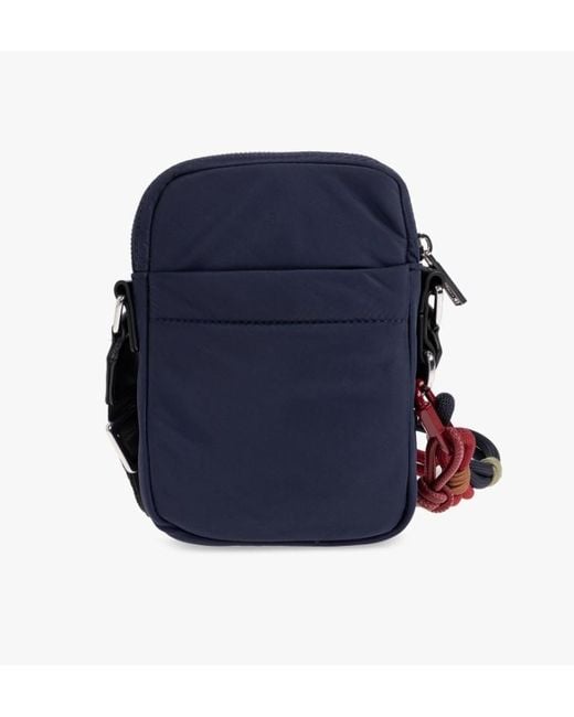 DSquared² Blue Heritage Buckle Shoulder Bag for men