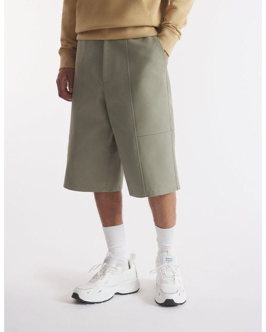 Maison Kitsuné Gray Embroidered Logo Short for men