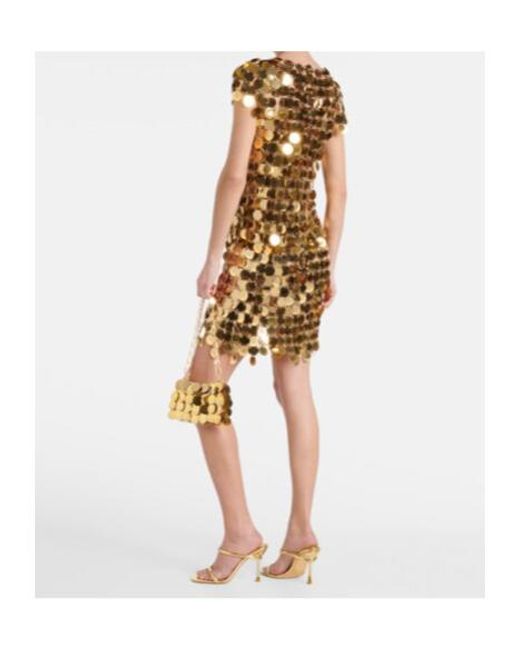Rabanne Metallic Chainmail Miniskirt
