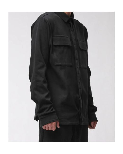 Thom Krom Black Long-Sleeved Casual Jacket for men