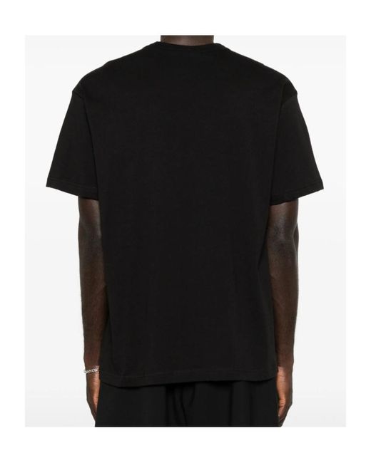 Versace Jeans Black Couture Logo Print T-Shirt for men