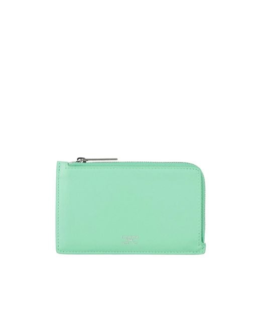 Balenciaga Green Leather Cardholders