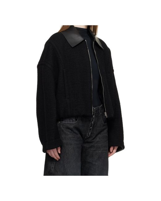 Jean Paul Gaultier Black Zippered Long-Sleeved Casual Jacket for men