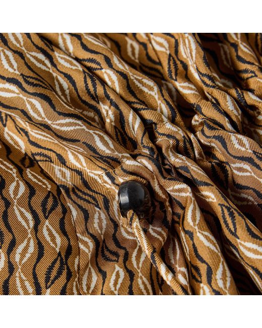 Max Mara Brown Printed Cover-Up